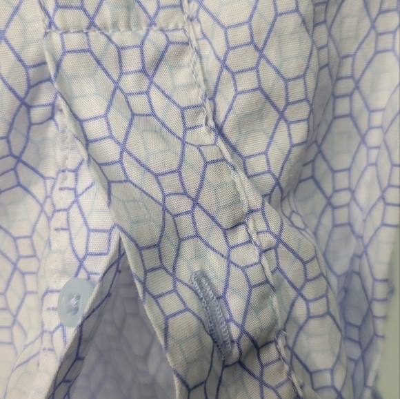 Robert Graham Men's Button-down Shirt Size Large in Blue Contrast Cuff - Picture 12 of 14